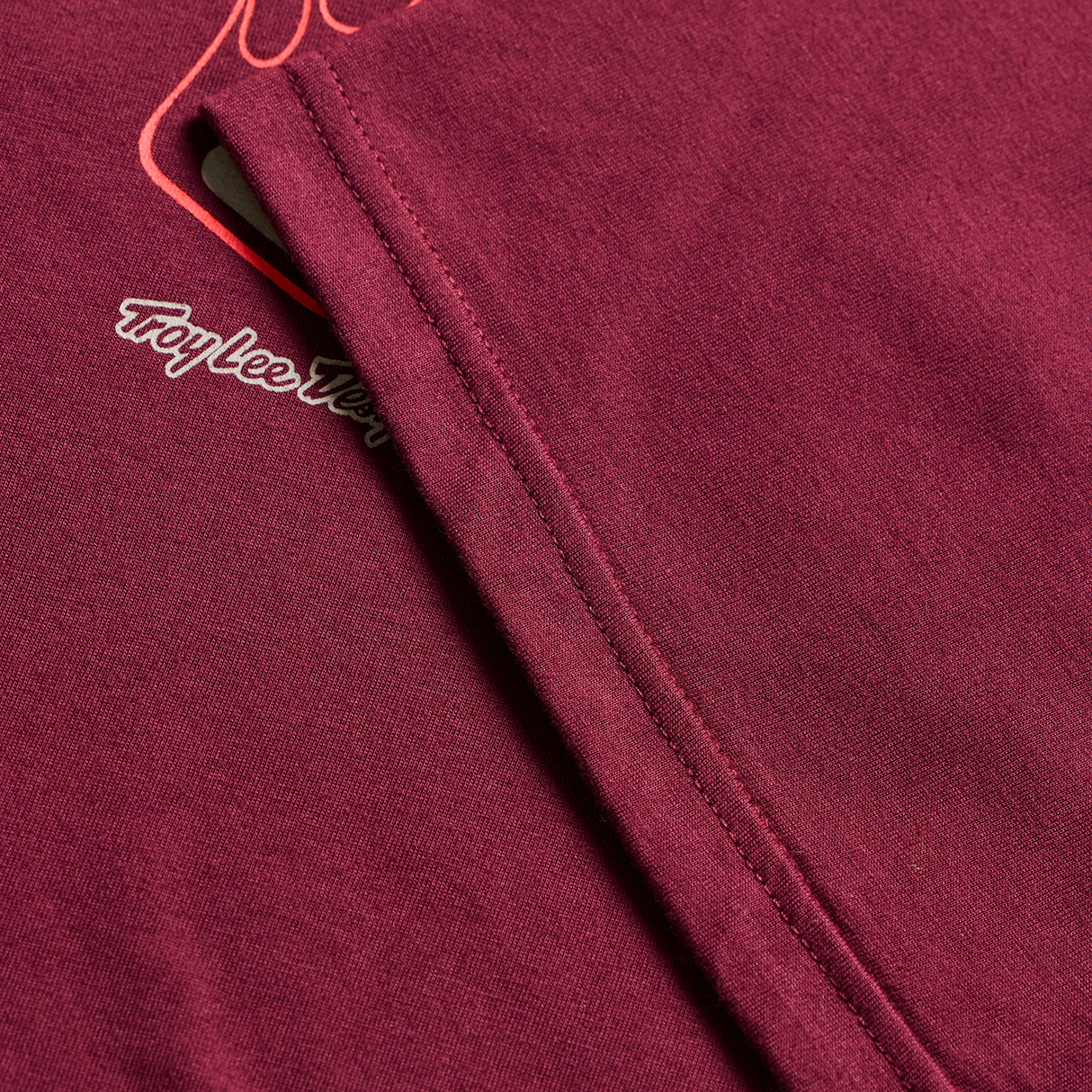 Short Sleeve Tee Flame2 - Sangria