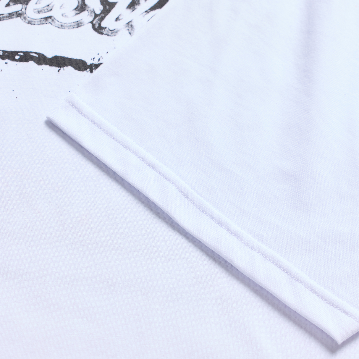 Short Sleeve Tee Repeat - White