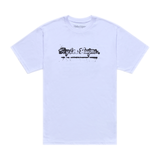 Short Sleeve Tee Repeat - White