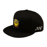 Flat Bill Snapback Happy Dayz - Black