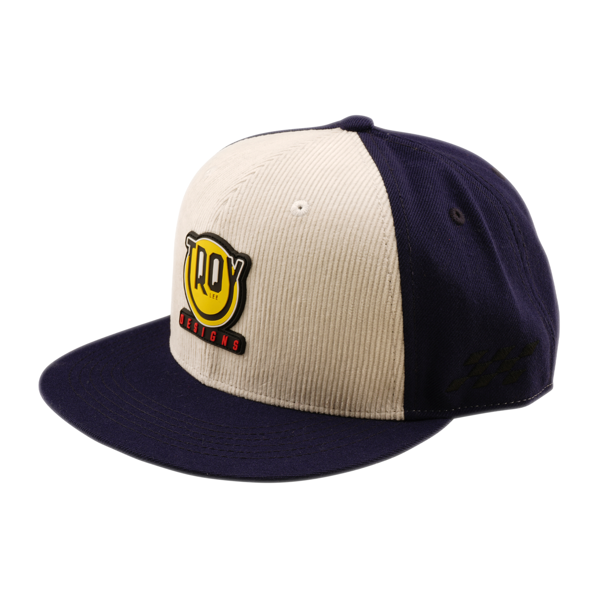 Flat Bill Snapback Happy Dayz - Indigo/Pumice