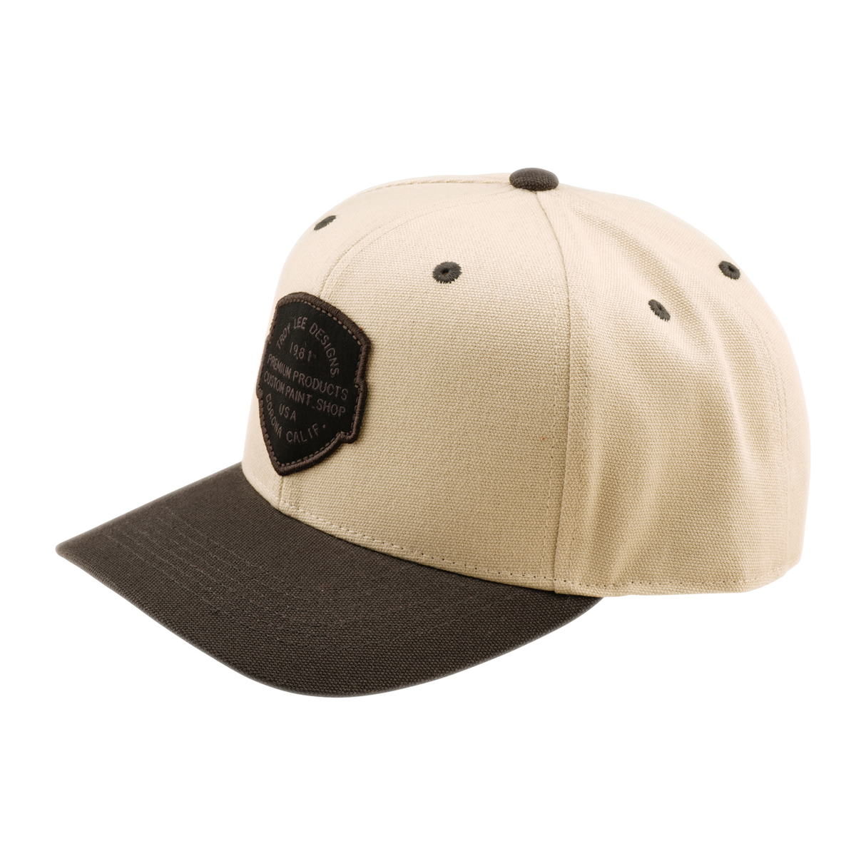 Curved Snapback Hat Imprint - Pumice/Black