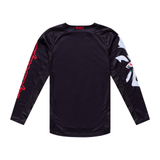 Youth GP PRO Jersey Cyclops - Black/Neo Red