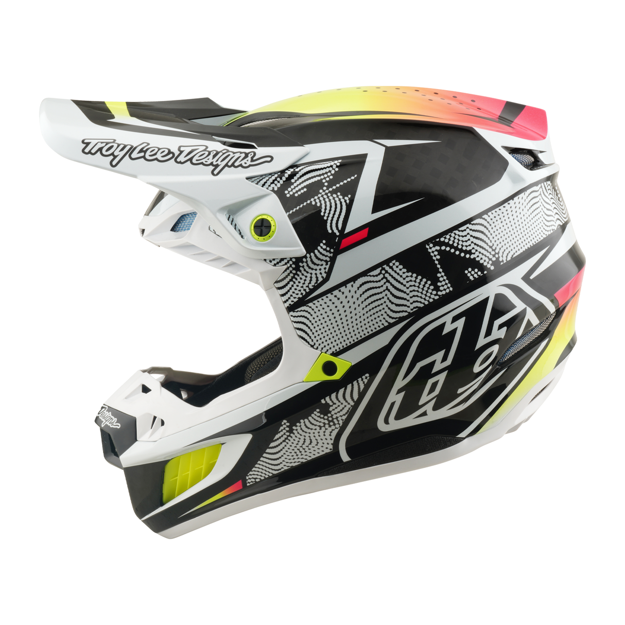 SE5 Carbon Helmet w/Mips Lined Up - White