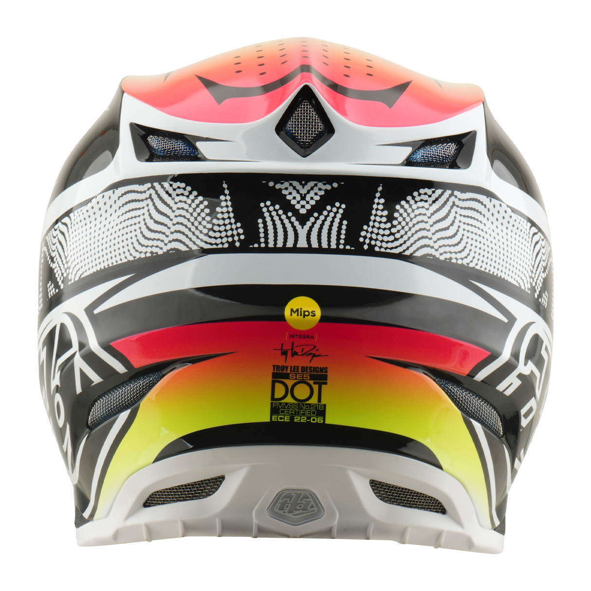 SE5 Carbon Helmet w/Mips Lined Up - White