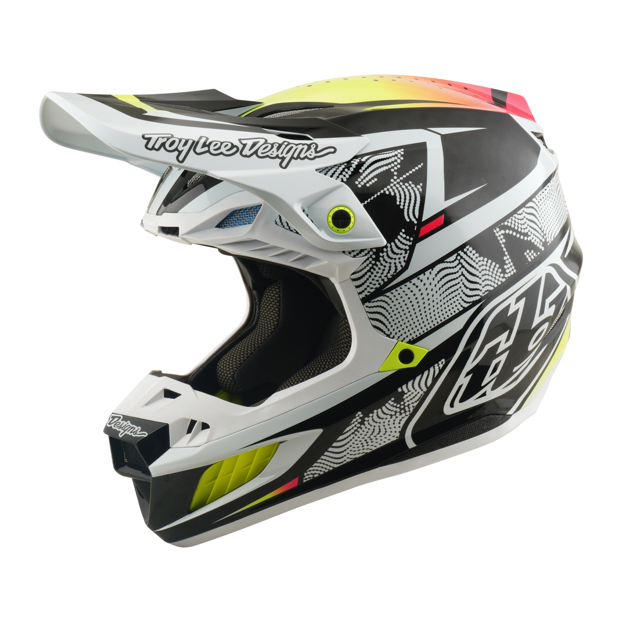 SE5 Carbon Helmet w/Mips Lined Up - White