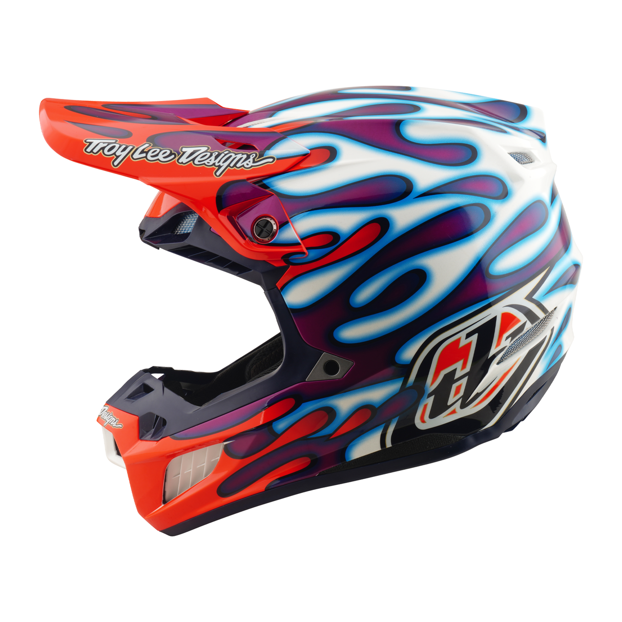 SE5 Composite Helmet w/Mips Overspray - Violet/White