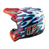 SE5 Composite Helmet w/Mips Overspray - Violet/White