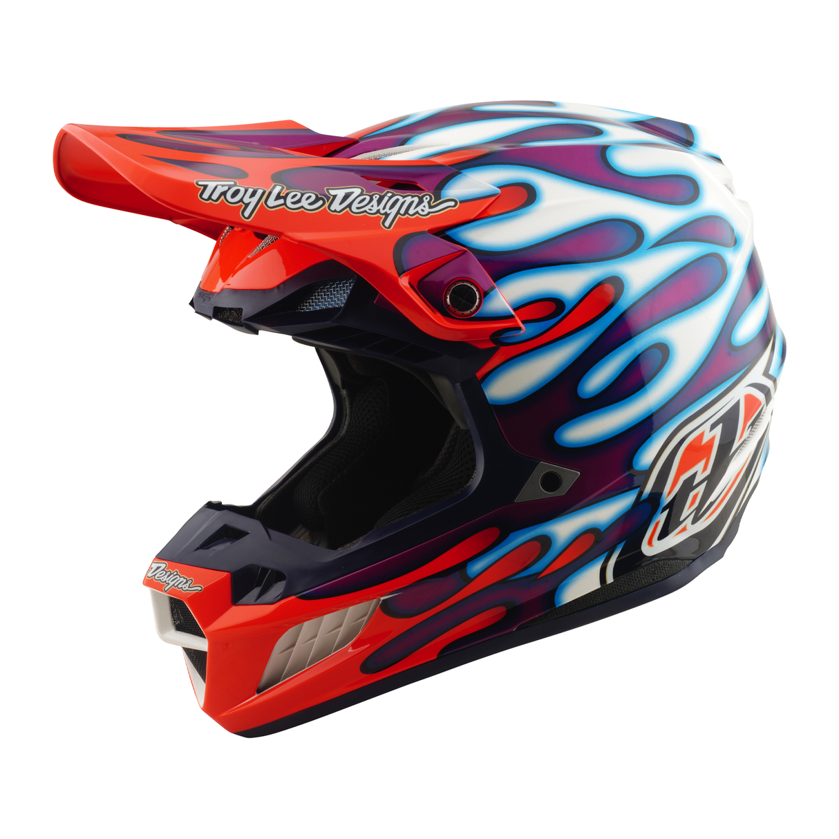 SE5 Composite Helmet w/Mips Overspray - Violet/White