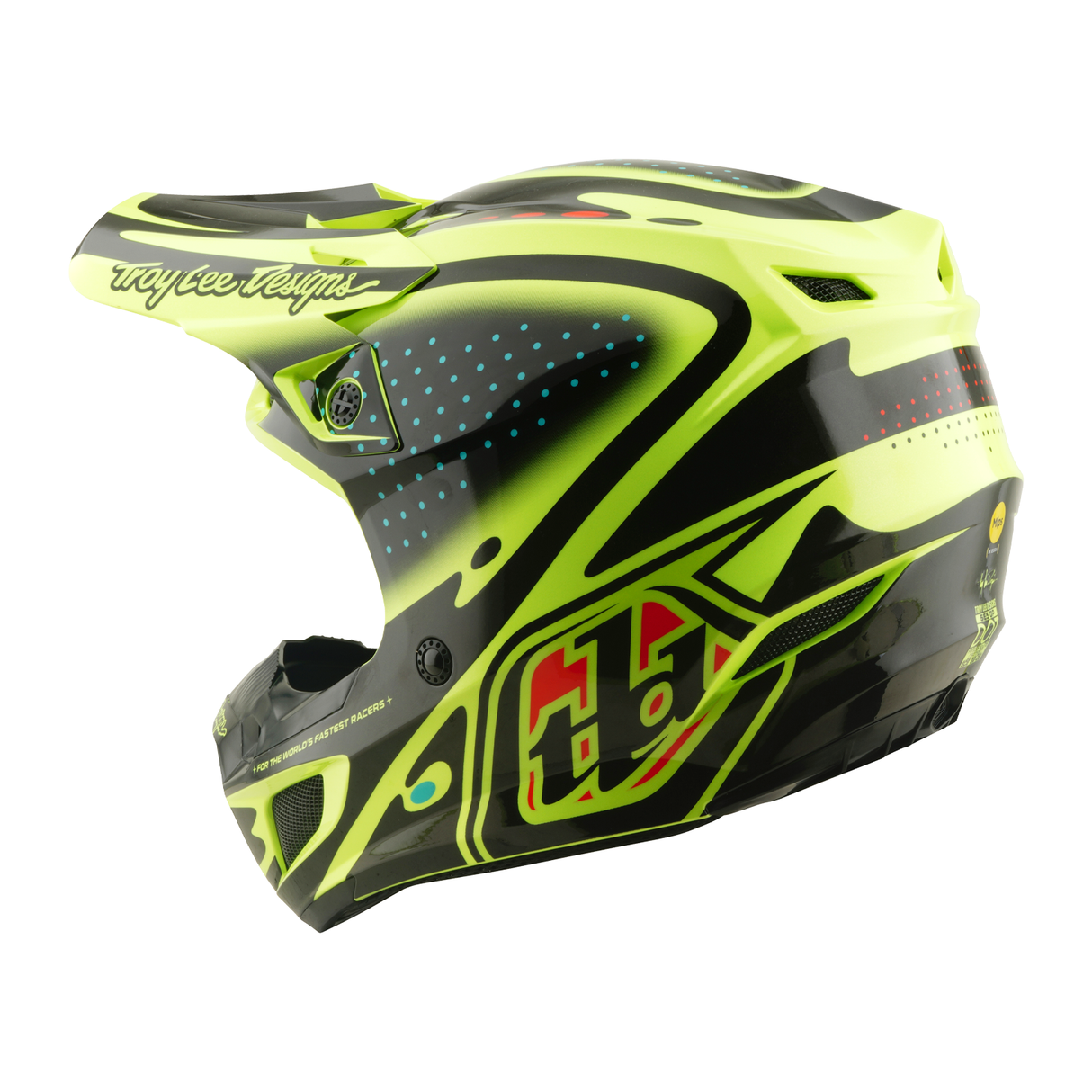 SE5 Polycarbonate Helmet w/Mips The Line - Flo Yellow