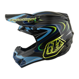 Youth GP PRO Helmet w/Mips Pulse - Black/Flo Yellow