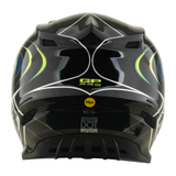 Youth GP PRO Helmet w/Mips Pulse - Black/Flo Yellow