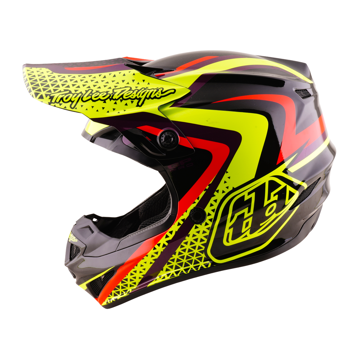 Youth GP PRO Helmet w/Mips Slides - Black/Yellow