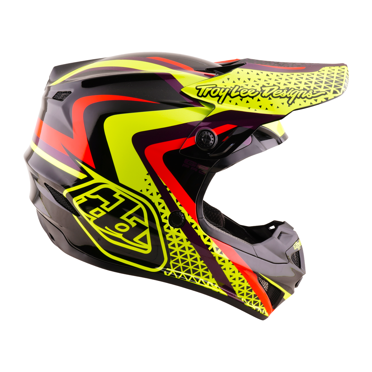 Youth GP PRO Helmet w/Mips Slides - Black/Yellow