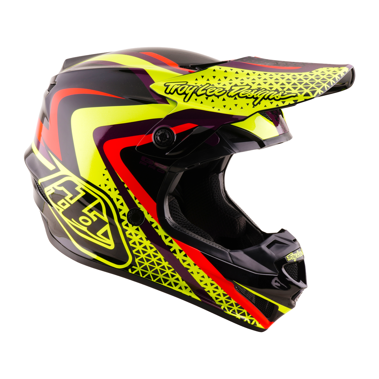 Youth GP PRO Helmet w/Mips Slides - Black/Yellow