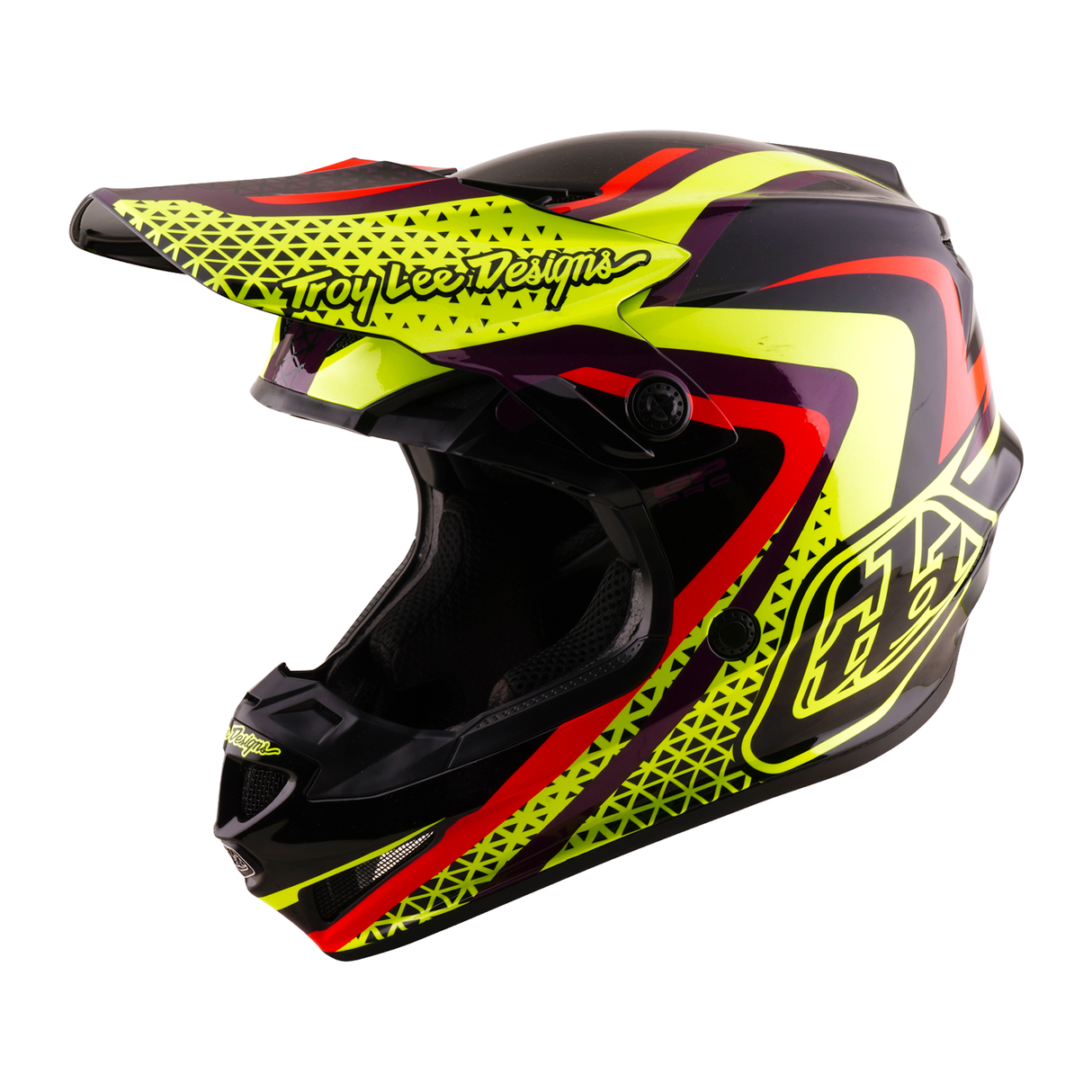 Youth GP PRO Helmet w/Mips Slides - Black/Yellow