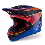 SUPERTECH S-M10 ERA HELMET ECE 22.06 - BLUE/RED/YELLOW FLUO Alpinestars motocross kit