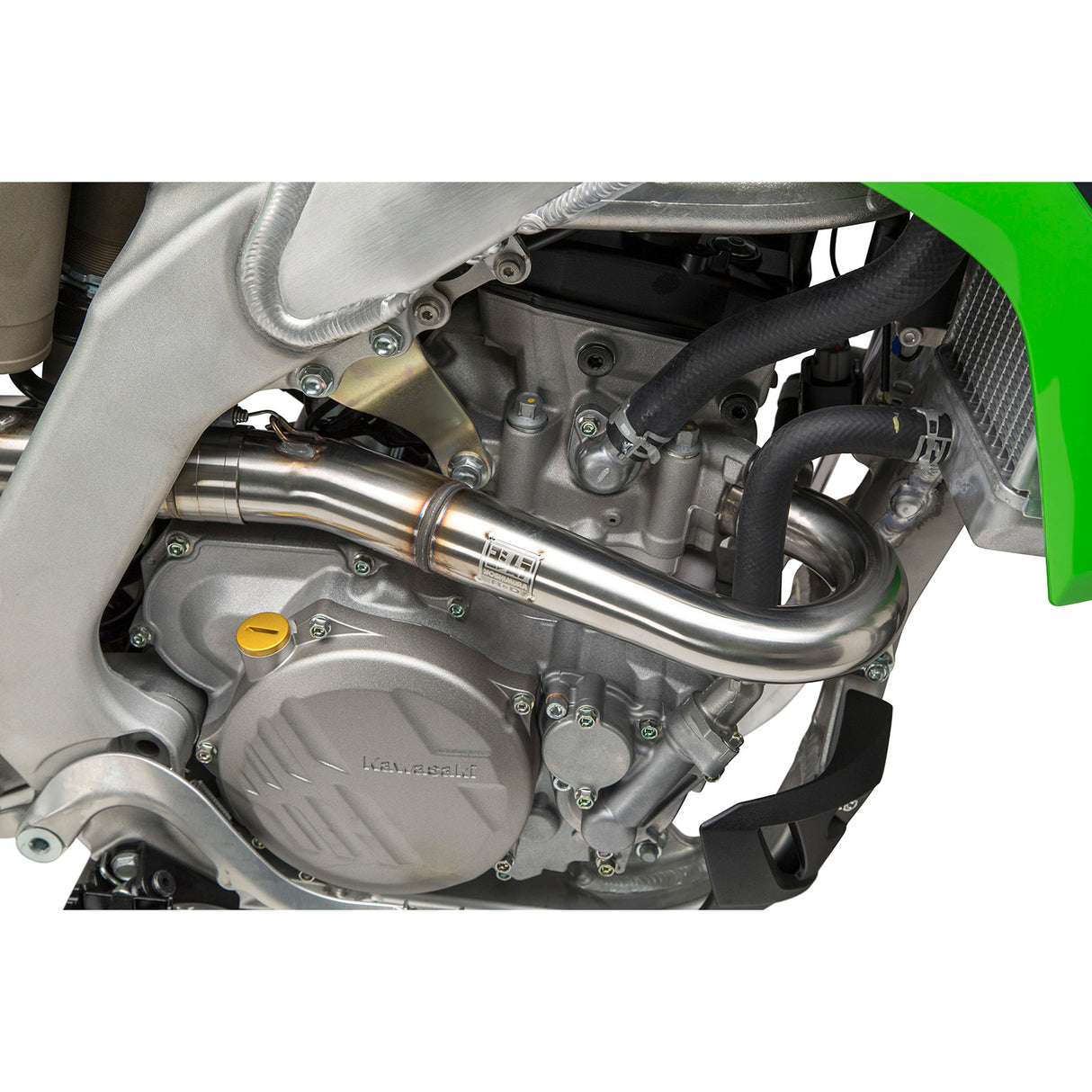 Yoshimura RS-12 Full Exhaust System (Stainless/Aluminium/Carbon Cap) Kawasaki KXF250 21-23