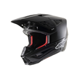HELMET SM5 SOLID BLACK Alpinestars motocross kit