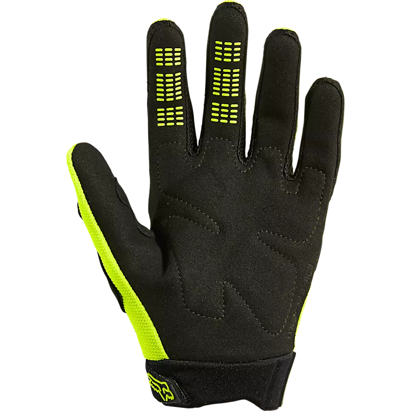 FOX YTH DIRTPAW GLOVE - FLUO YELLOW