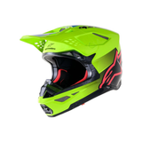 HELMET SM10 UNIT YELLOW FLUO/BLACK/DIVA PINK Alpinestars motocross kit