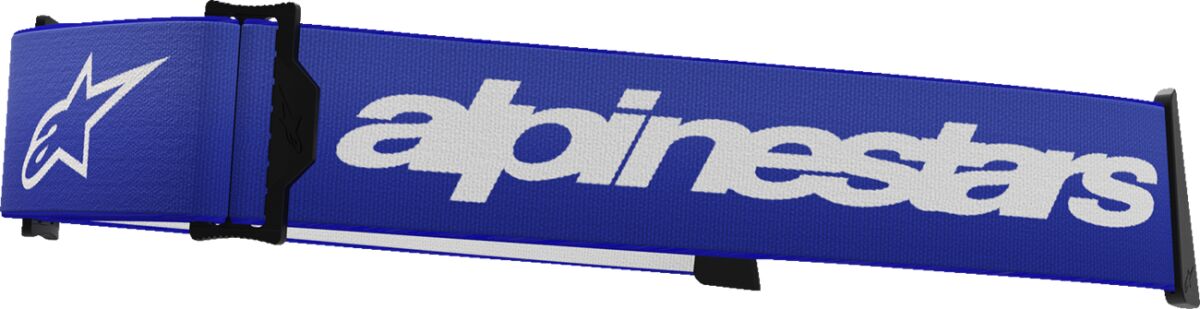 STRAP GOGGLE SUPERTECH BLUE/WT Alpinestars motocross kit