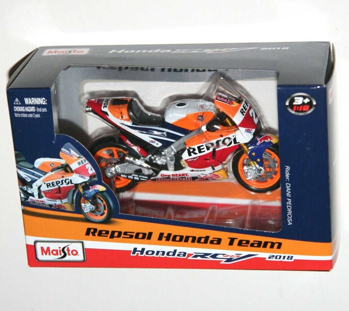 Maisto Toys 1:18 Repsol Honda Mark Marquez 2018 Toy Model