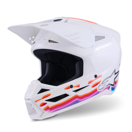 SM3 FORCE HELMET ECE06 - WHITE Alpinestars motocross kit