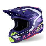 SM7 DEED HELMET ECE06 - PURPLE/PINK Alpinestars motocross kit