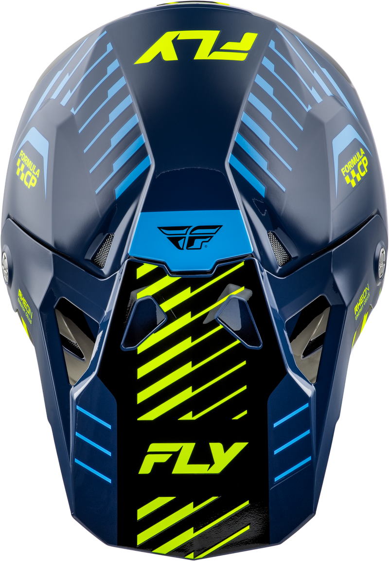 Formula CP Slice Helmet - Navy/Hi-Viz/White