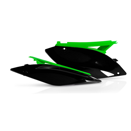 ACERBIS SIDE PANELS (VERIOUS COLOURS) KXF 250 09-12 KXF 450 09-11