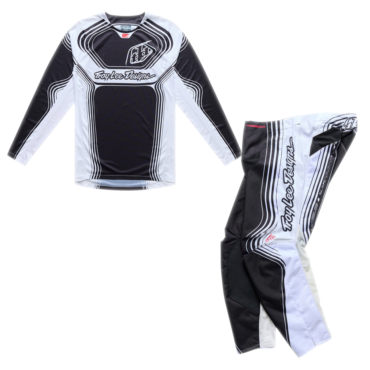 Troy Lee Designs GP Pro Kit Combo - Streamline Black / White