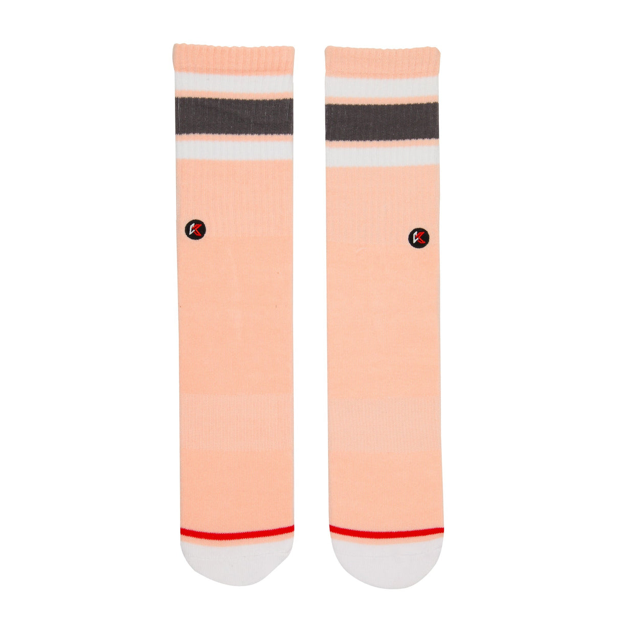 3 Pack Salmon Crew Sock
