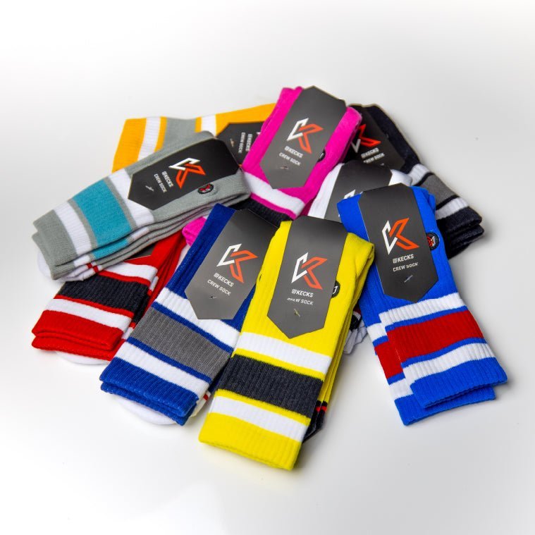 3 Pack Solid Black Crew Sock