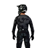 FOX 180 BNKR JERSEY - BLACK CAMO