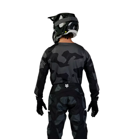 FOX 180 BNKR JERSEY - BLACK CAMO