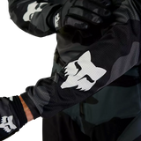 FOX 180 BNKR JERSEY - BLACK CAMO