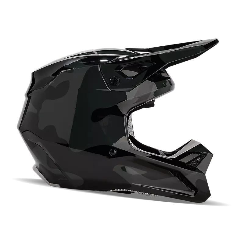 FOX V1 BNKR HELMET - BLACK CAMO