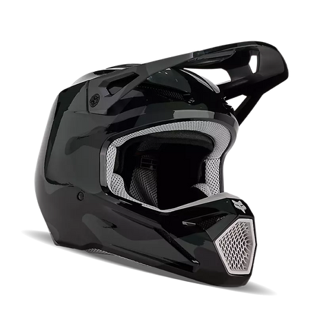 FOX V1 BNKR HELMET - BLACK CAMO