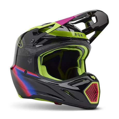 FOX V3 RS ENERGY HELMET - BLACK