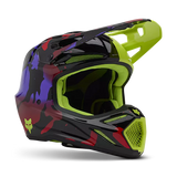 FOX V3 THROTTLE HELMET - FLUO YELLOW