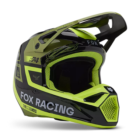 FOX V1 RACE SPEC HELMET - PALE GREEN