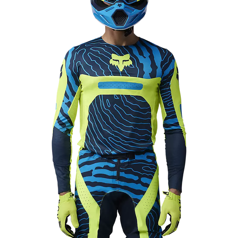 FOX FLEXAIR IMPRESSION JERSEY - FLUO YELLOW