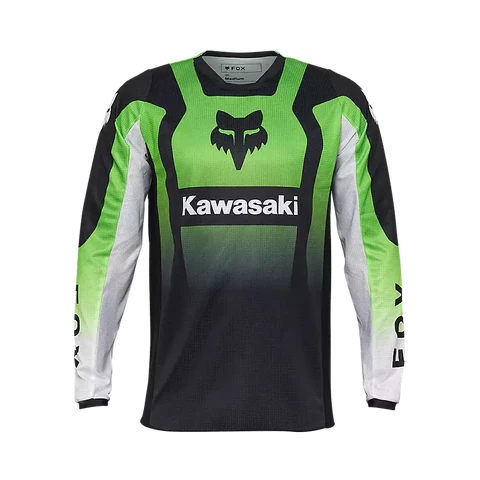 FOX 180 KAWASAKI KIT COMBO - FLUO GREEN