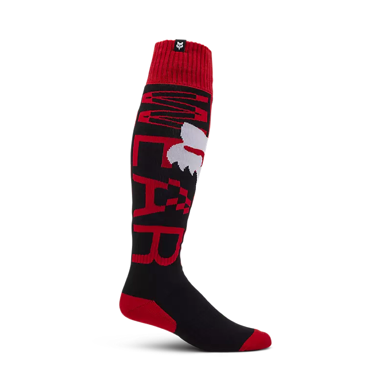 FOX 180 RACE SPEC SOCK - FLUO RED