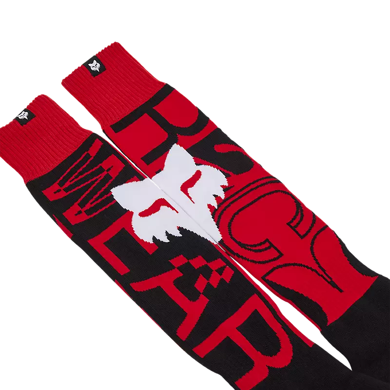 FOX 180 RACE SPEC SOCK - FLUO RED