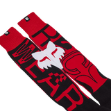 FOX 180 RACE SPEC SOCK - FLUO RED