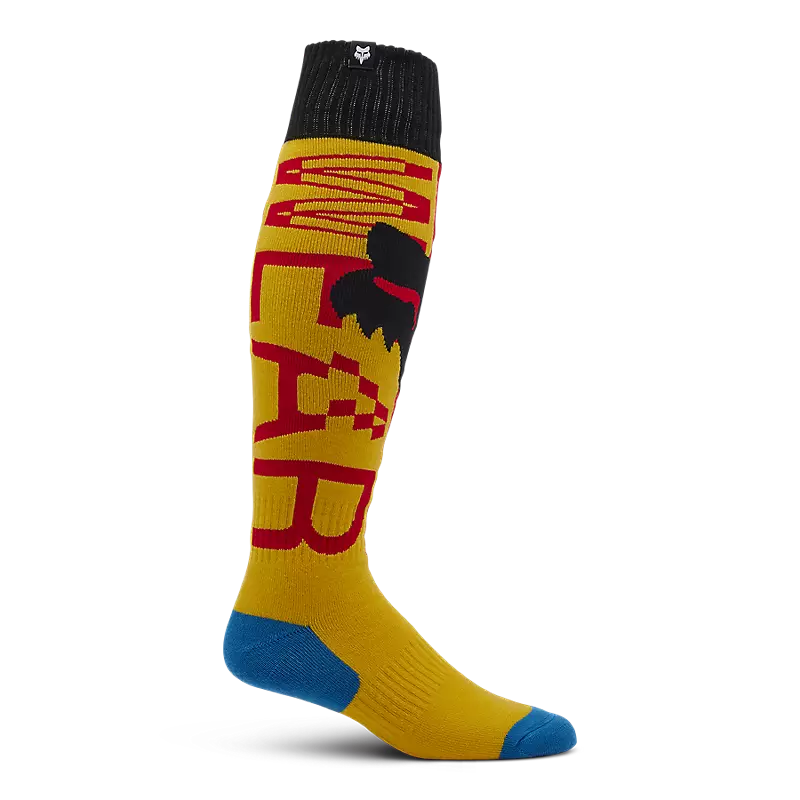 FOX 180 RACE SPEC SOCK - PALE YELLOW