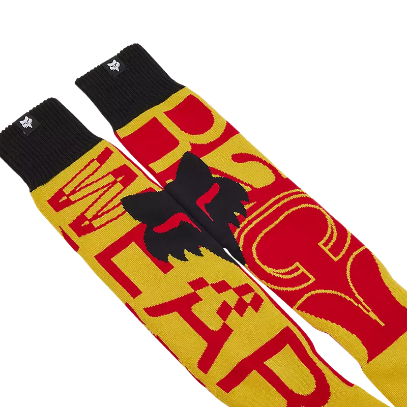 FOX 180 RACE SPEC SOCK - PALE YELLOW