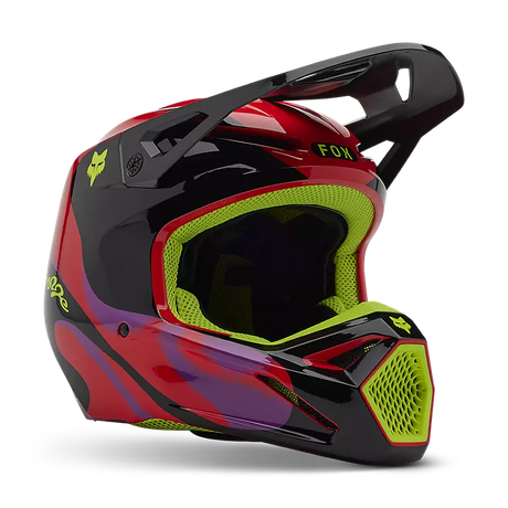 FOX V1 EMOTION HELMET - FLUO RED